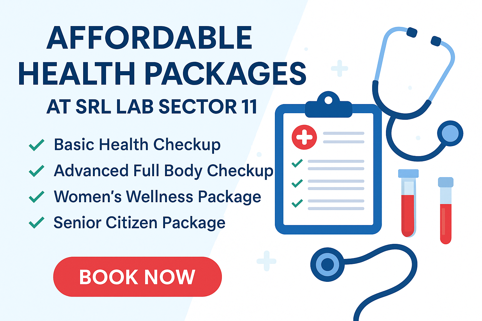 Affordable Health Packages at SRL Lab Sector 11